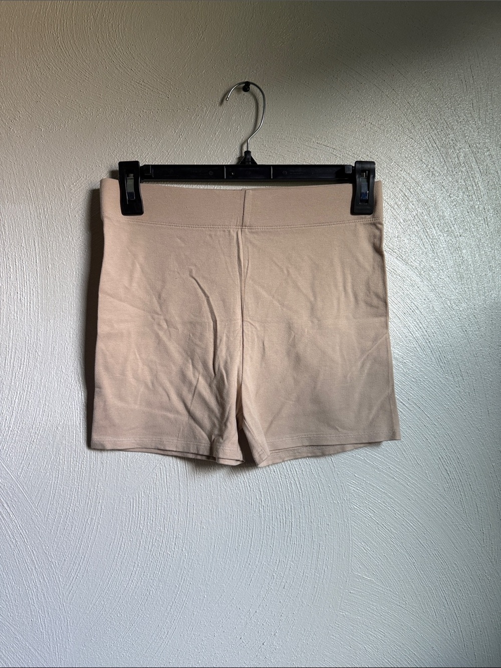 Forever 21 Nude/Tan High-Rise Stretch Shorts